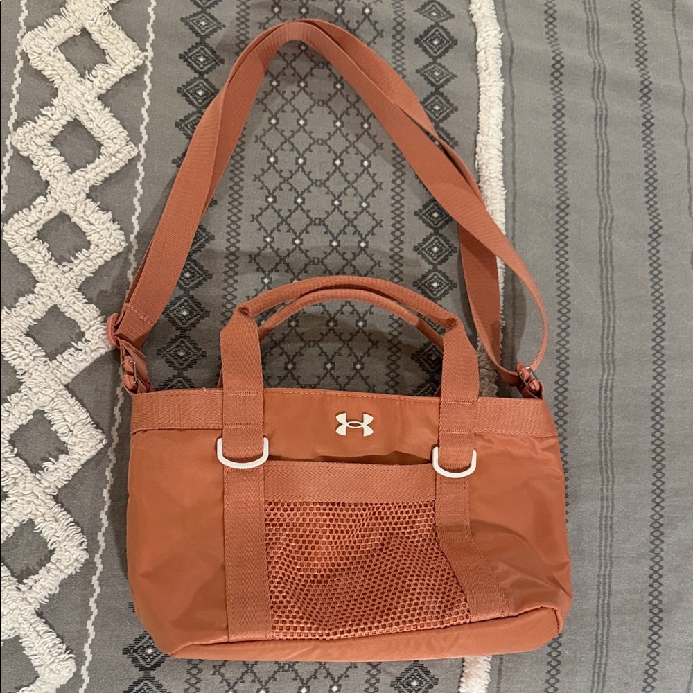 Under Armour Women’s Rust Orange Small Adjustable Crossbody and Tote Bag